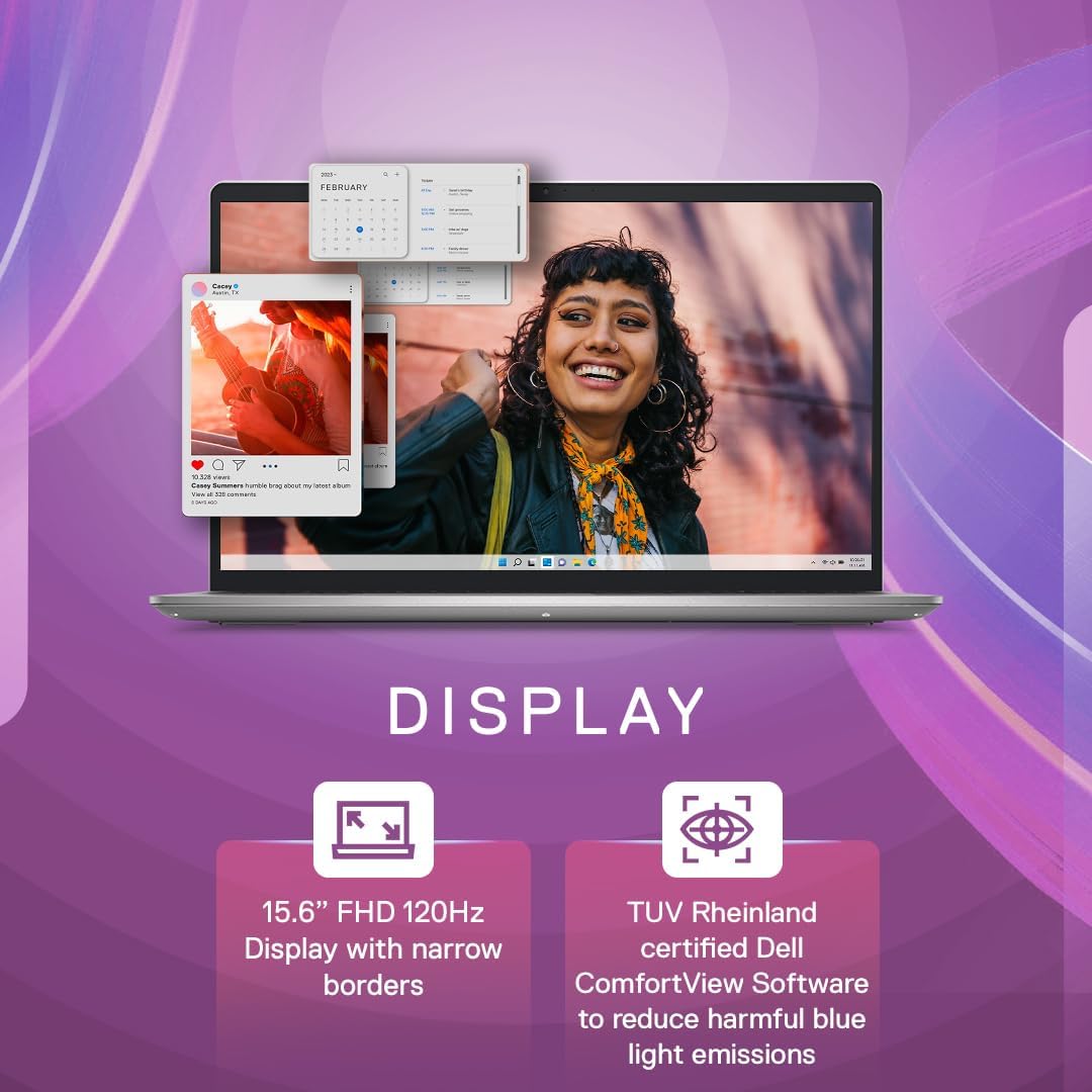 Dell Vostro 3530 Laptop 15.6" FHD Display, 13th Generation Intel Core i5-1334U Processor, 16GB DDR4 RAM, 512GB SSD, Intel Iris Xe Graphics, Win 11 + Office H&S 2024- Titan Grey, 1.66 Kg