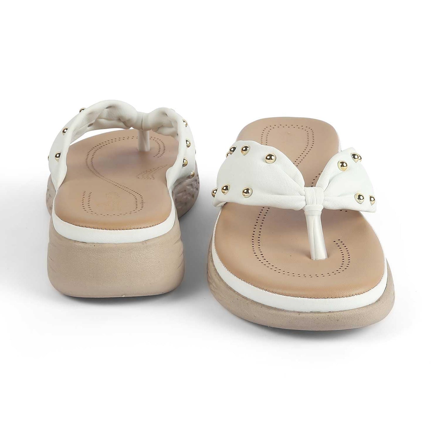 tresmode HAIV Women's Wedges Sandals Platform Heels - Round Open Toe Comfortable Soft Footwear
