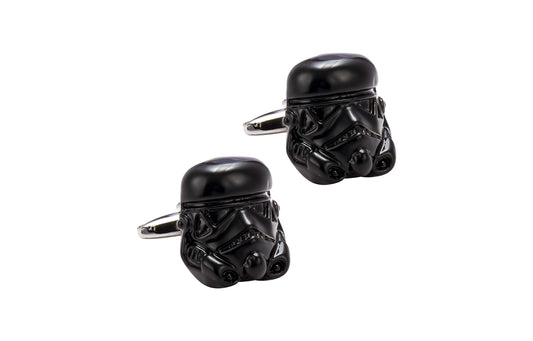 Knighthood Mask Cufflinks for Men (Black)