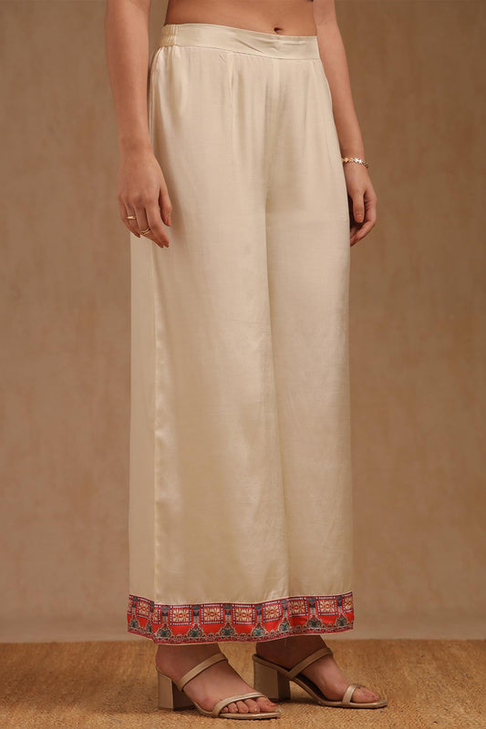 Soch Womens Muslin Ethnic Motifs Co-Ord Set With Mirror Work