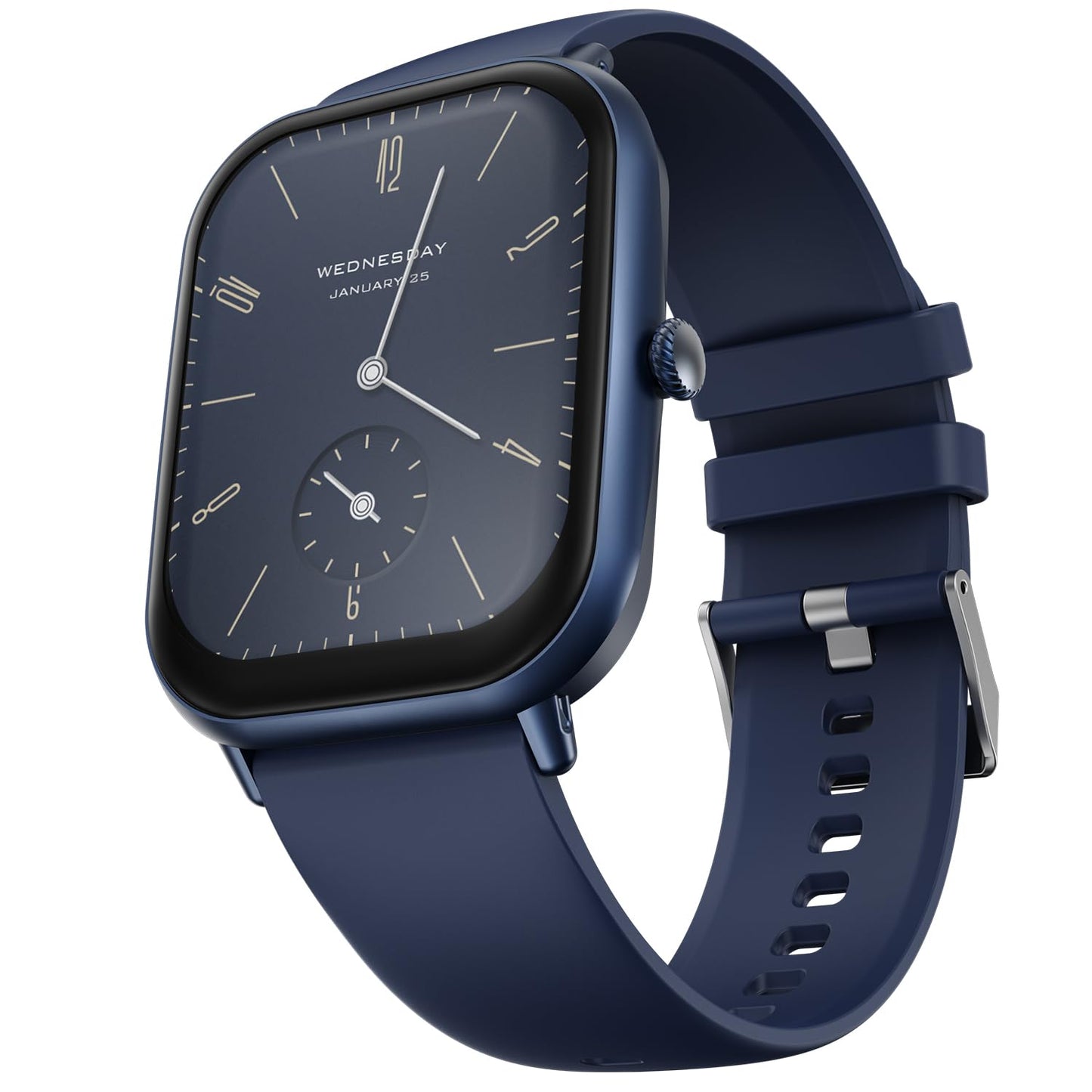 Fire-Boltt Ninja Call Pro Max Smart Watch 2.01 inch Display, Bluetooth Calling, 120+ Sports Modes, Health Suite, Voice Assistance (Navy)
