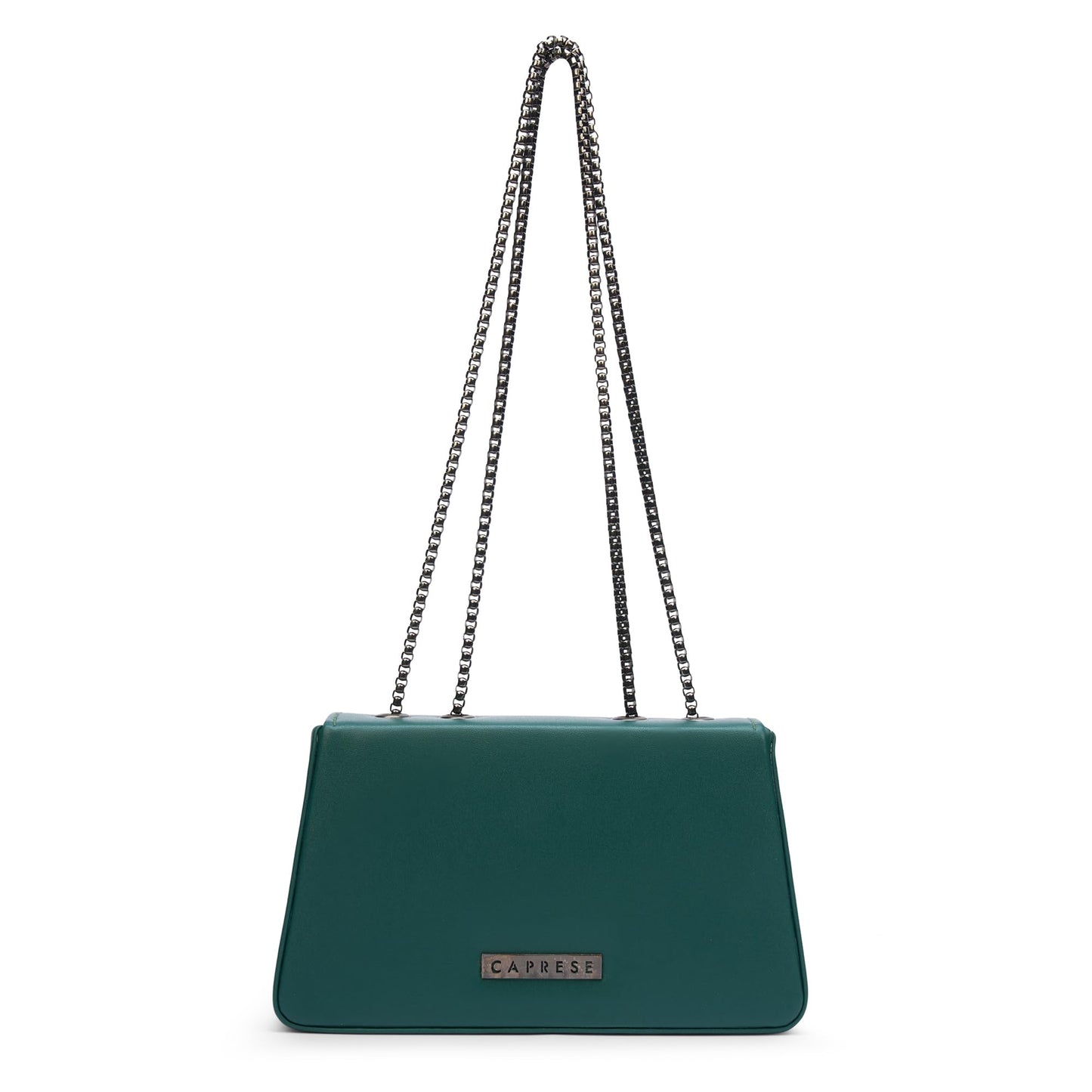 Caprese Lina Medium Sling Bag for Women with Adjustable Strap & Magnetic Button Closure for Comfortable Wear | Versatile Handbag for Everyday Use, Travel, and Special Occasions (Bottle Green)