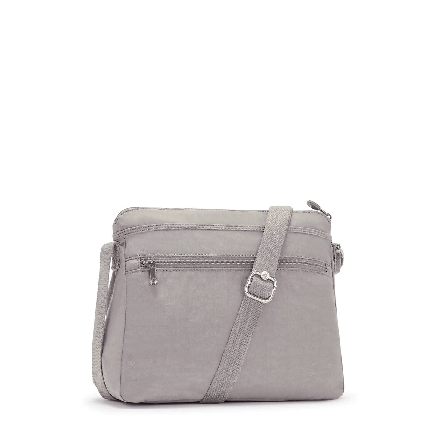 Kipling Aisling Crossbody Bag, Grey Gris, 12"L x 8.87"H x 4"D