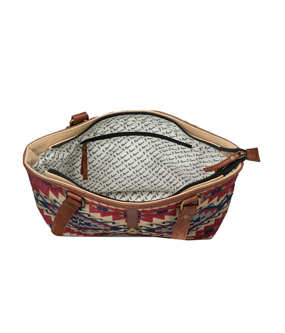 Mona B Women Canvas Tote Bag | Shoulder Bag | Hand Bag For Shopping, Travel And, Grocery (Metro, Medium), Multicolour