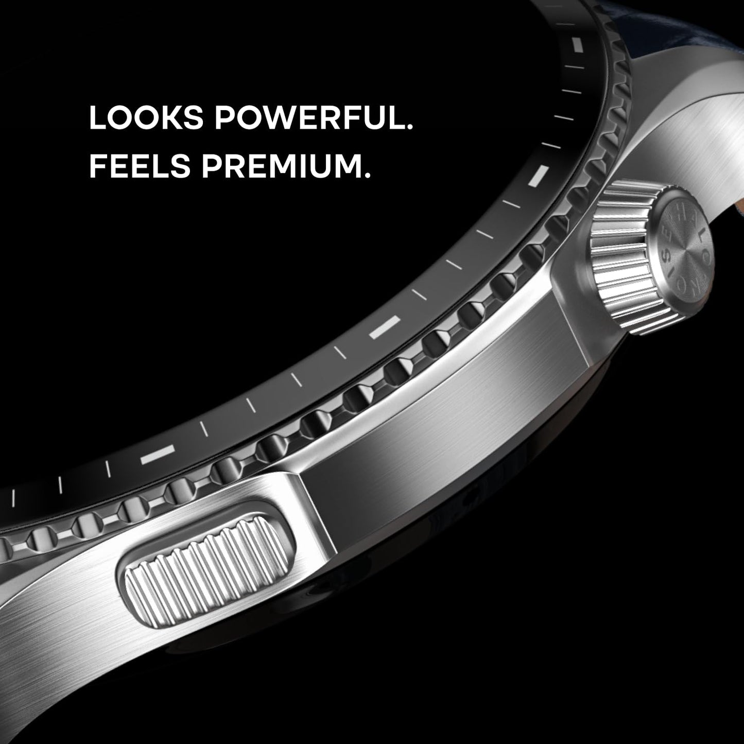 Noise Newly Launched Halo 3 Smart Watch with 1.43” AMOLED Display, 1000 NITS Brightness, Premium Metal Design, Powered by AI Pro, AI Transcription, Morning Briefs, 7-Day Battery (Vintage Blue)