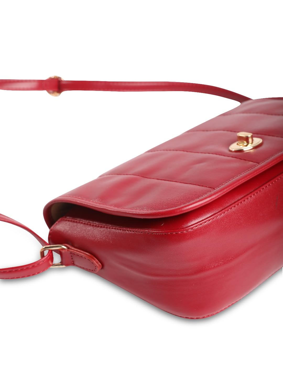 Caprese POPPY SOLID BORDEAUX FAUX LEATHER LARGE SLING