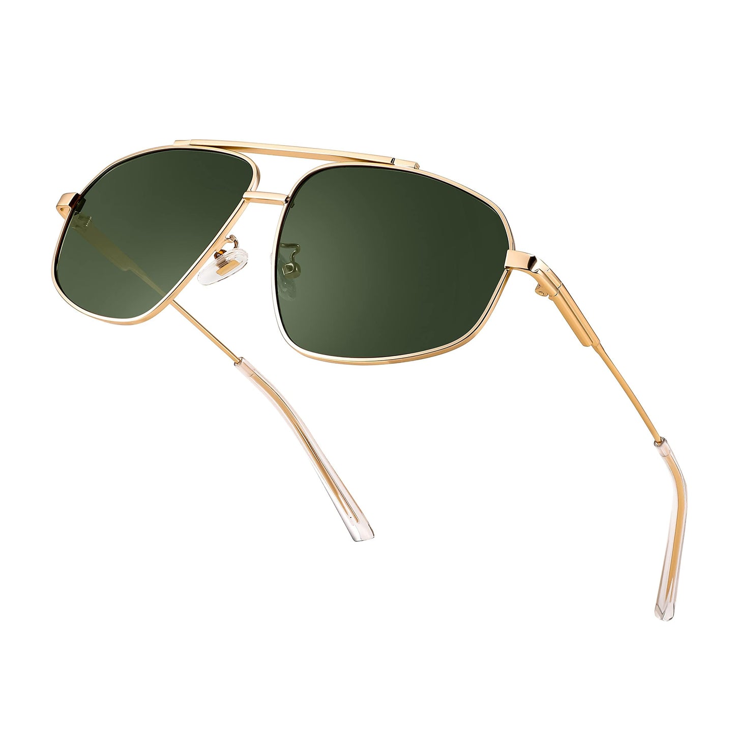 Karsaer Retro Aviator Polarized Sunglasses Women Men 90s Small Vintage Shades Trendy Mirrored Sunglasses E1101