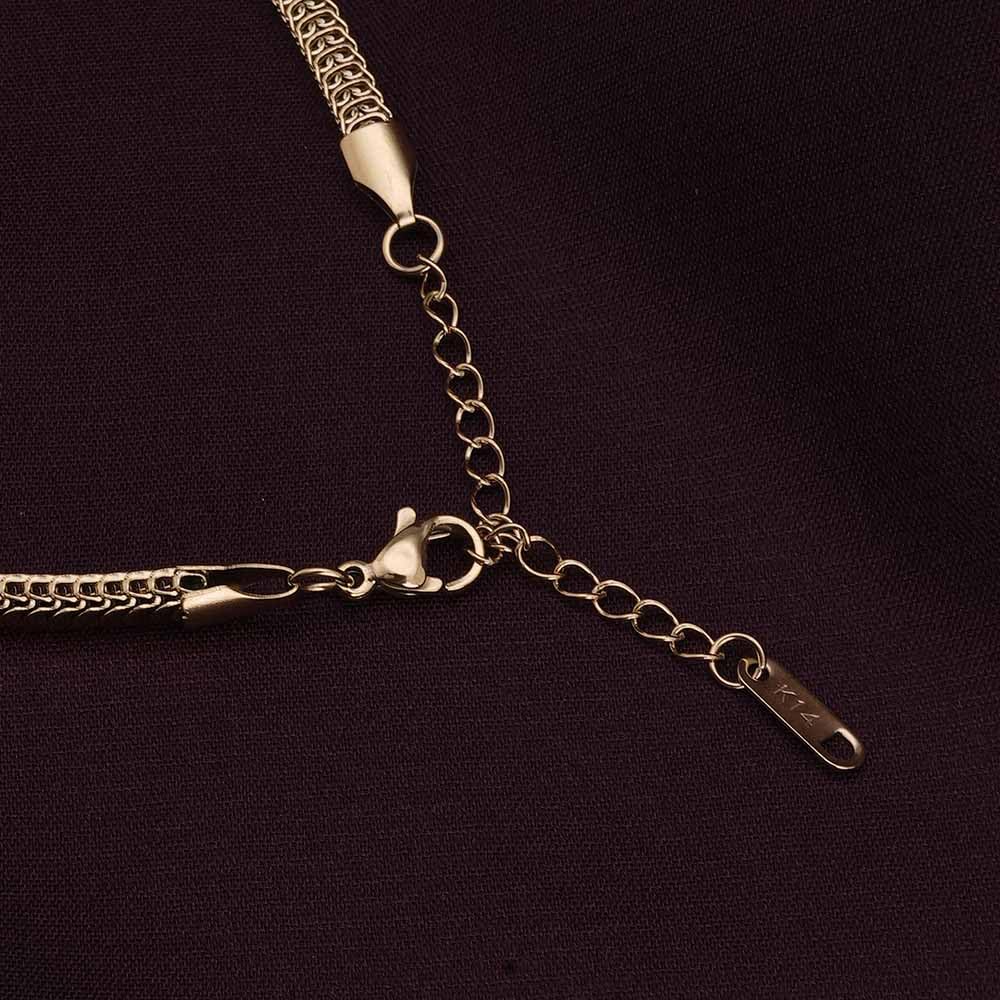 PALMONAS Gold Snake Chain Necklace for Womens - Gift for Girls & Women | Waterproof & Anti-Tarnish Necklace