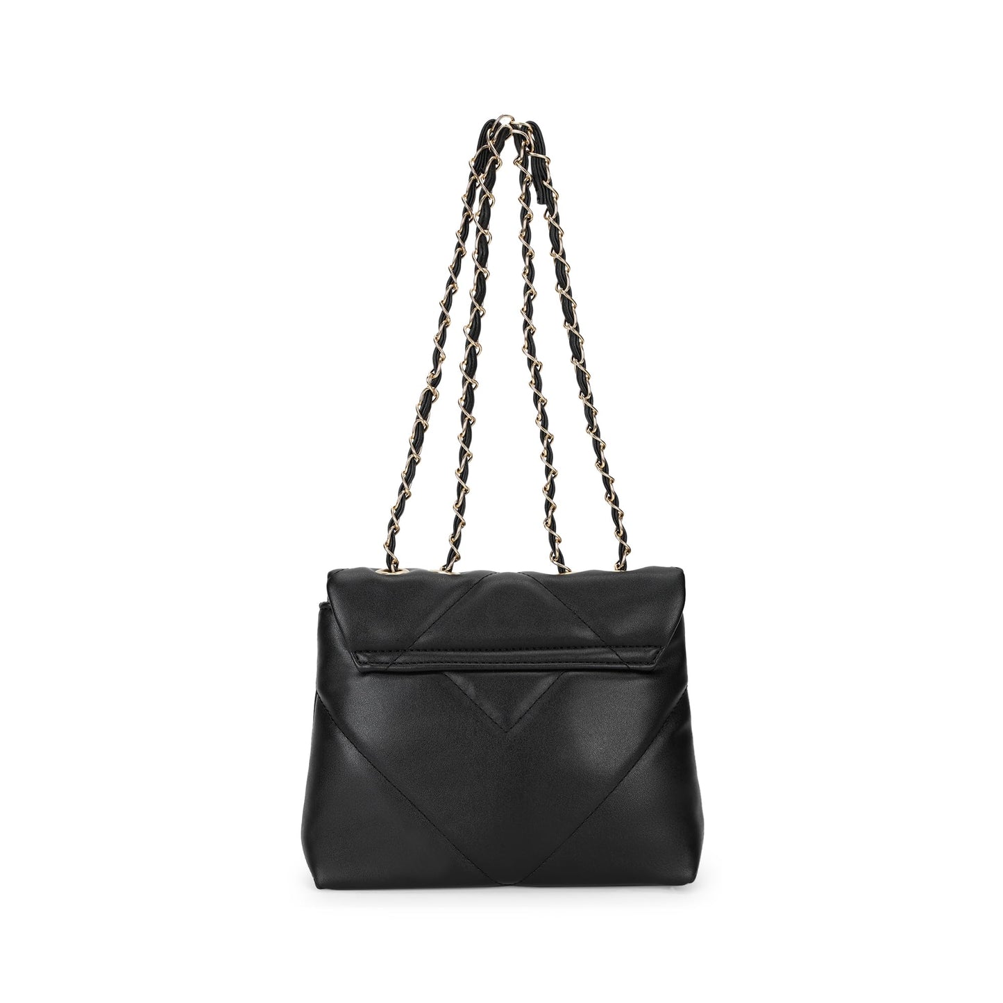 Fastrack Quilted Sling Bag For Women, Girls and Ladies | with Push Lock Closure | Unique Metal & PU Sling Straps | Ladies Purse Handbag | Slings for Casual Carry