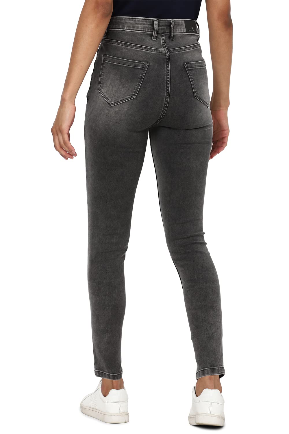 Allen Solly Women's Skinny Jeans (AHDNCSSFS04839_Grey_28)