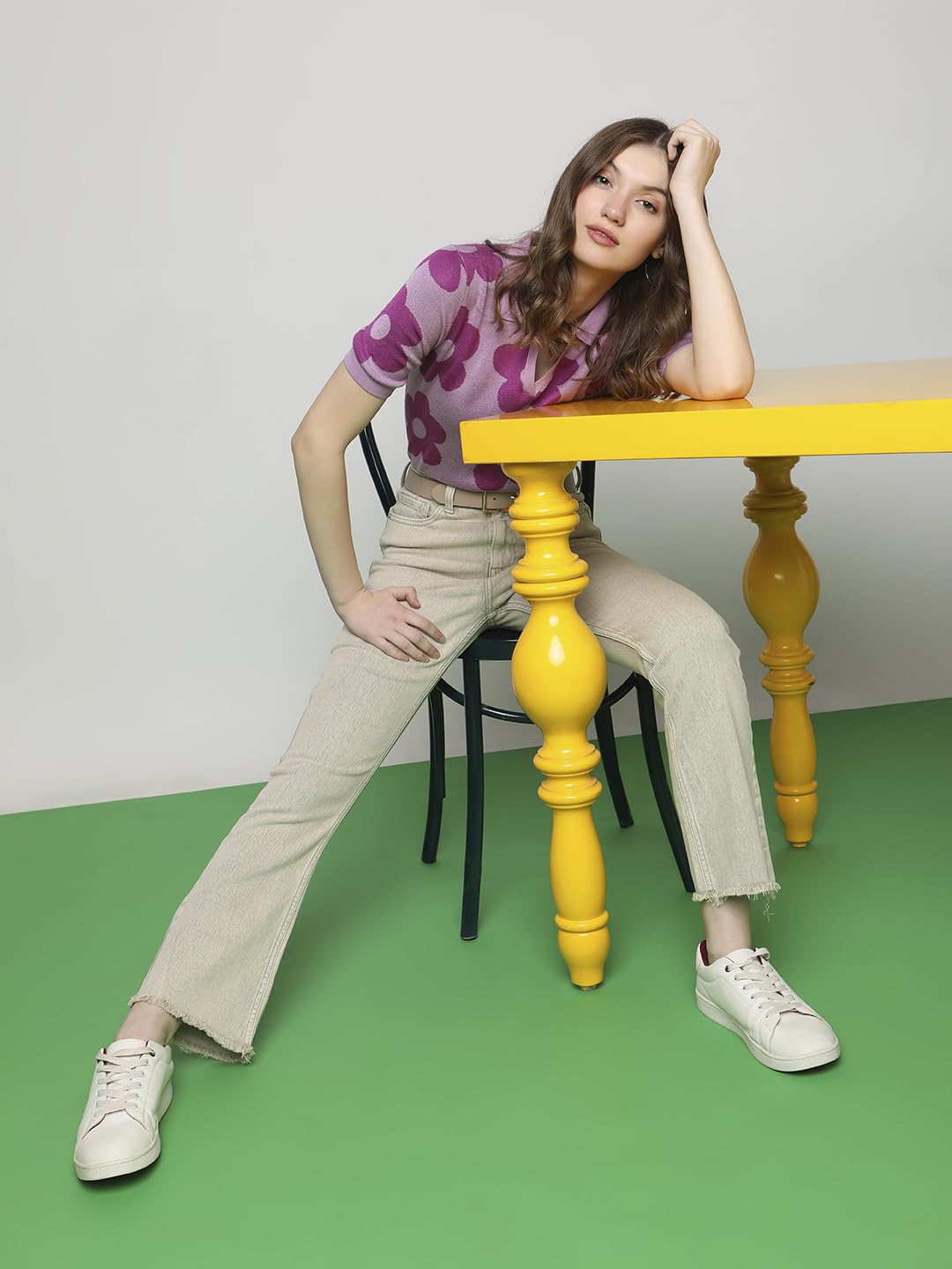 VERO MODA Bootcut fit Jeans (10298064_Seafoam Green_28)