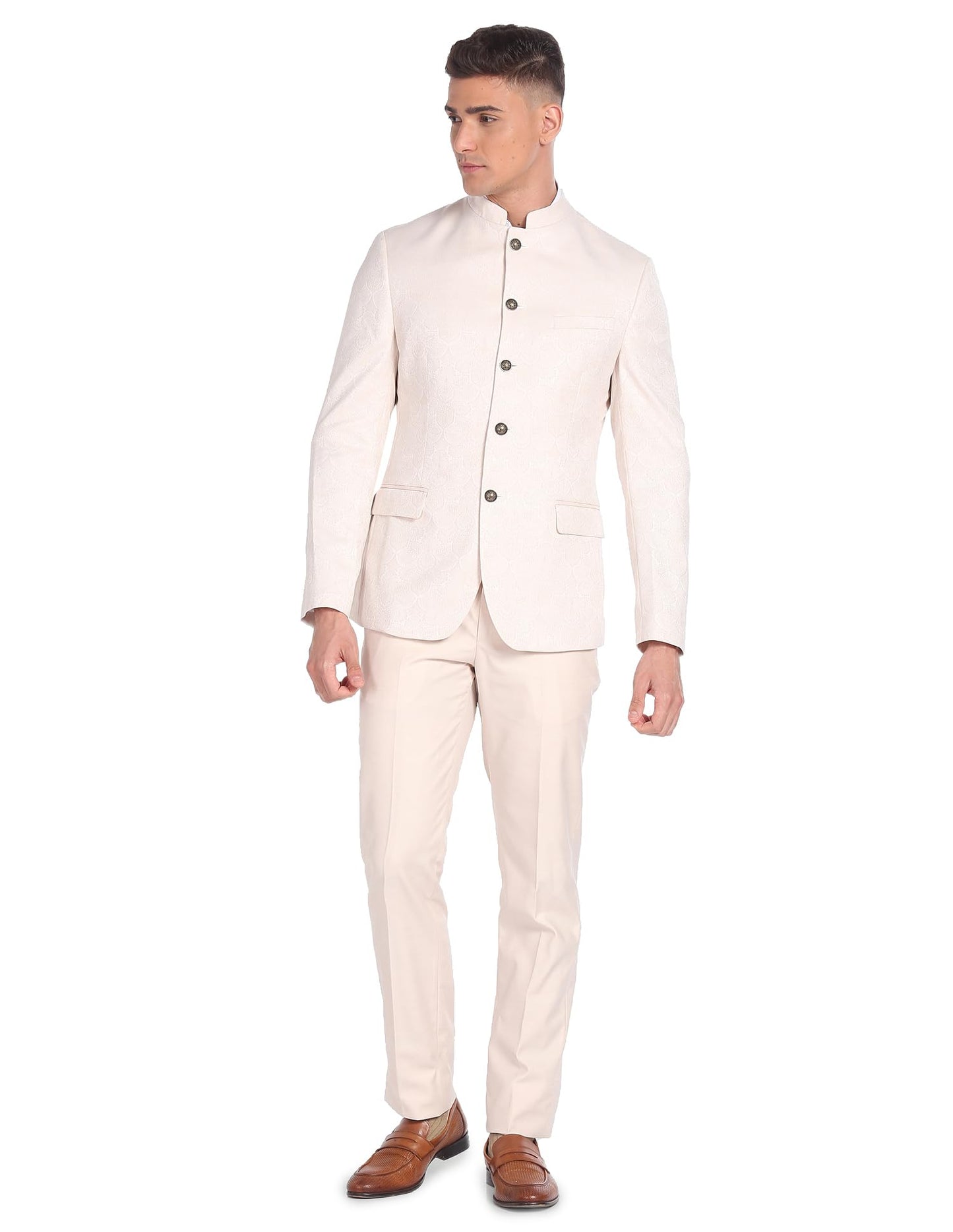 Arrow Men's Polyester Single Breasted Business Suit Pants Set