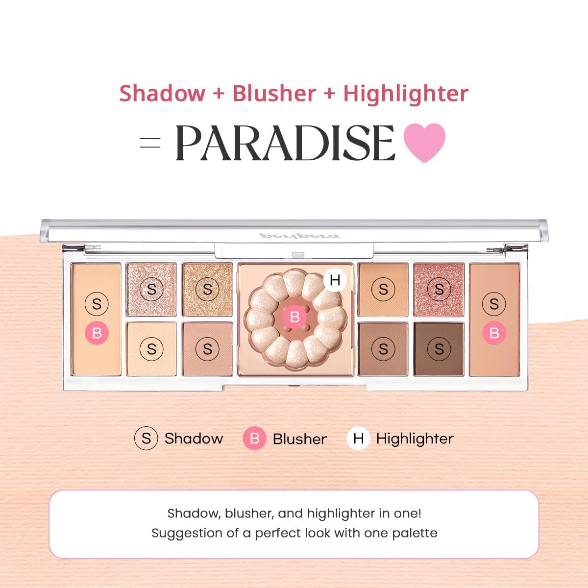 Peripera ALL TAKE MOOD LIKE PALETTE (03 HONEY BROWN (HONEY K-OOKIE))