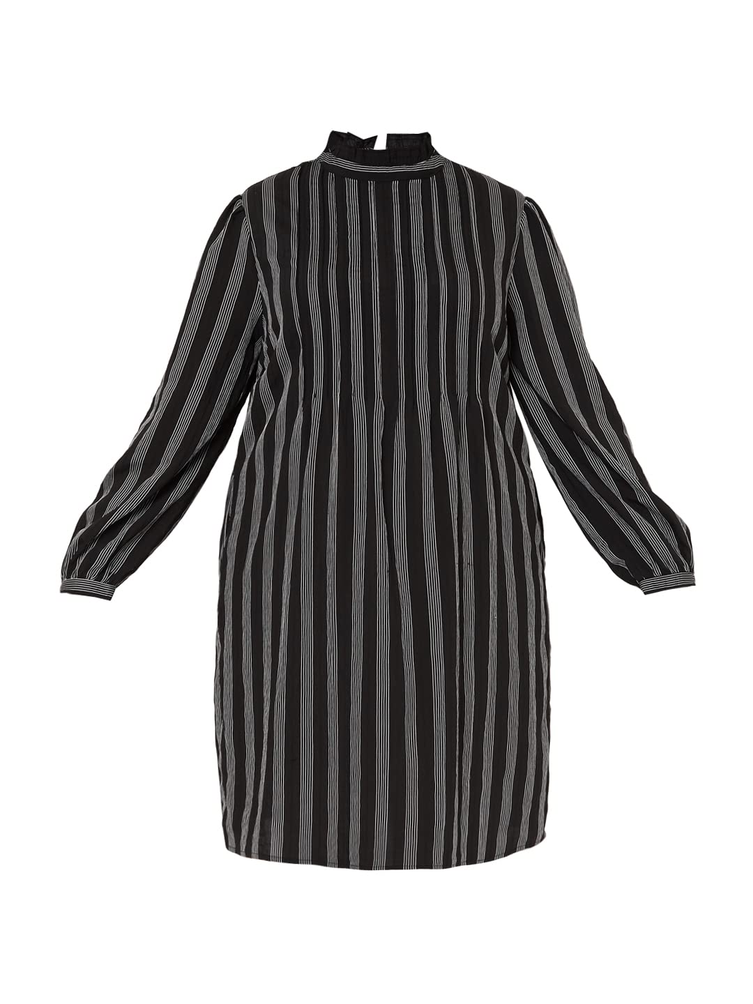 VERO MODA Women's Rayon Shift Knee-Length Dress (179078701- Black_M)