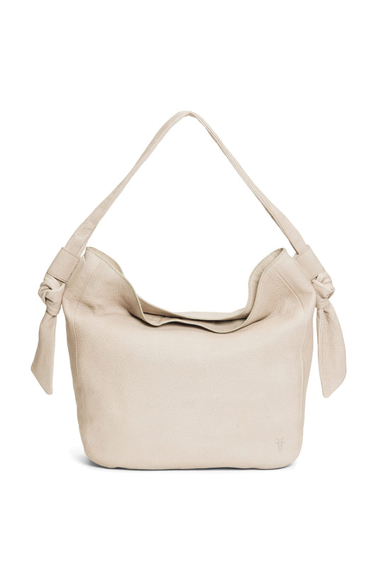 Frye Nora Knotted Hobo, Cream, One Size
