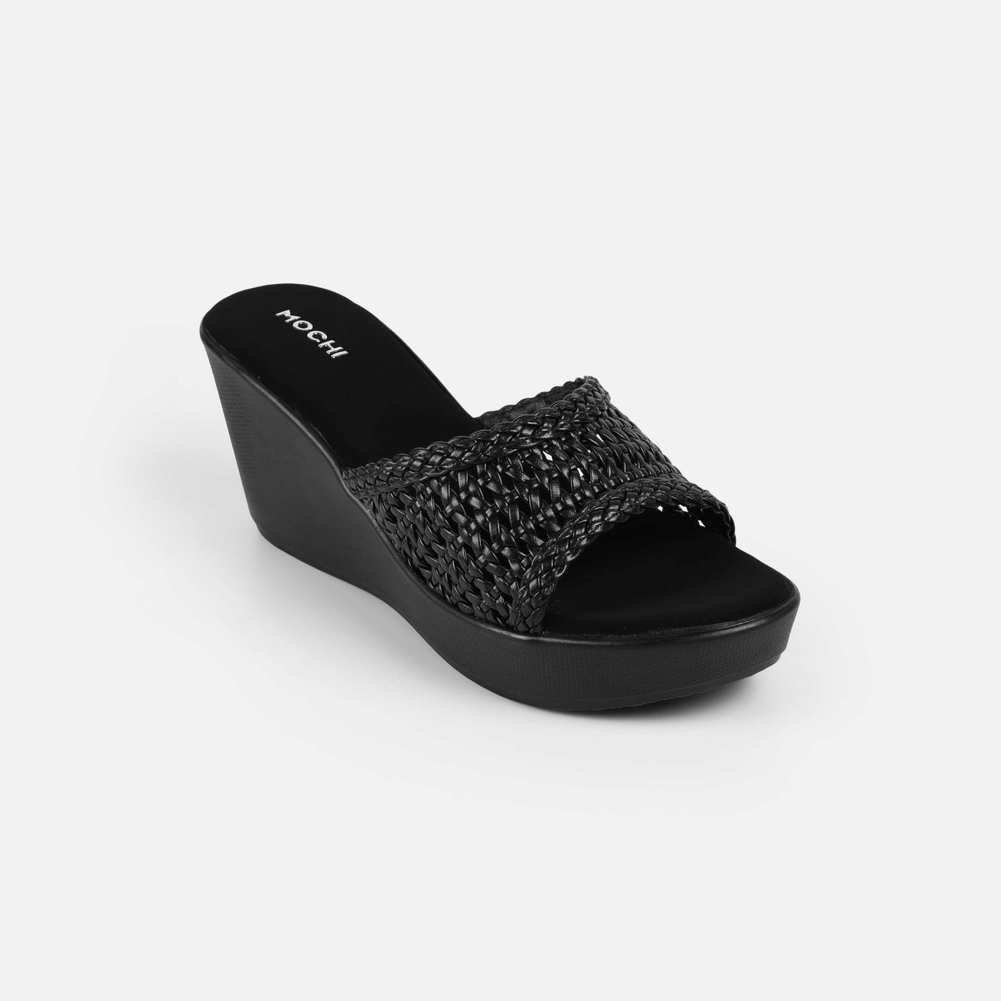 Mochi Women's Open Casual - les with Flat Black Flat sole UK/5 EU/38(34-428)
