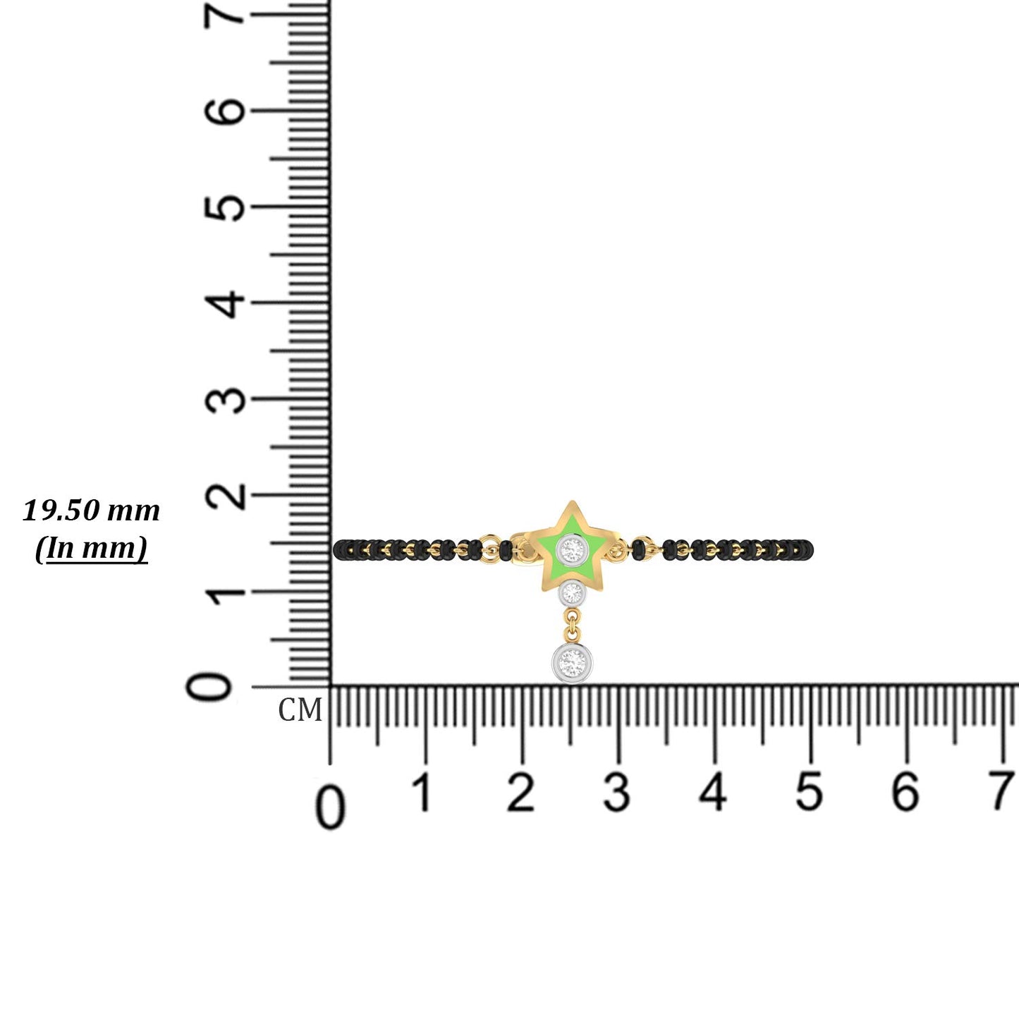 PC Jeweller 18k (750) Yellow Gold and Diamond Bracelet for Women