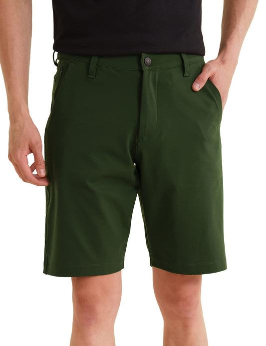 DAMENSCH Freedom 4-way Stretch Chino Shorts-Rifle Green-Large
