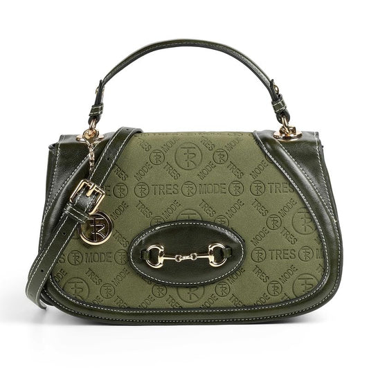 tresmode MALAGA Women's Sling Bag in Dark Green Color