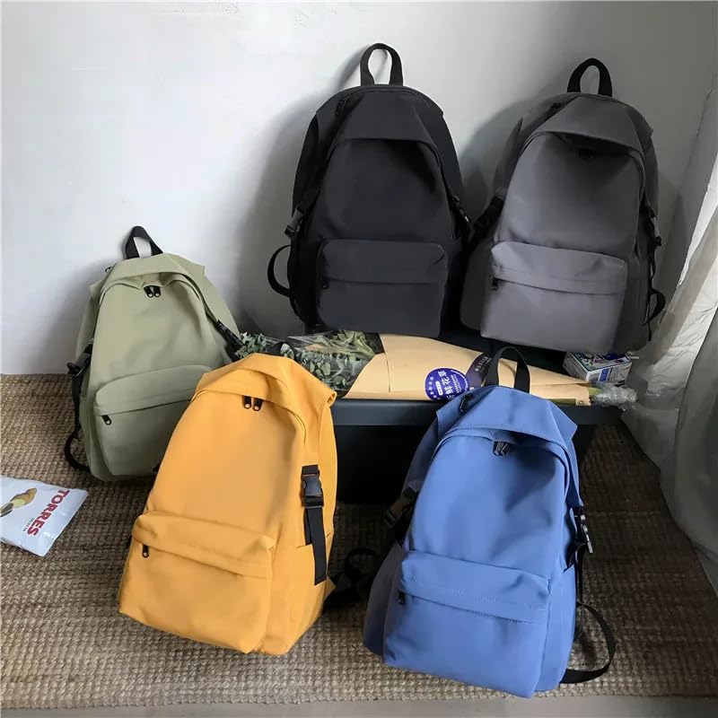 MUCHOVA Stylish Backpack for Women Basic Travel Bag for Stylish Women Lightweight College Backpack for Girls (Yellow)