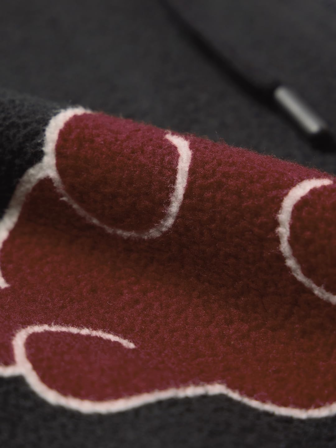 The Souled Store Naruto Shippuden: Dawn Of Akatsuki Men and Boys Long Sleeves Hooded Neck Zipper Front Polyester Oversized Hoodies