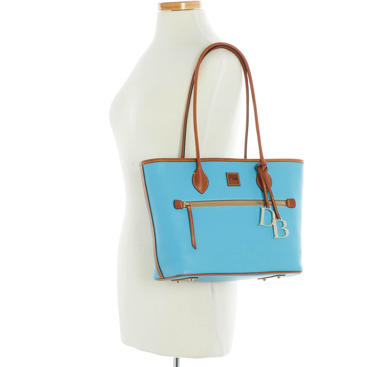 Dooney & Bourke Handbag, Pebble Grain Tote - Sky Blue, Sky Blue, One Size