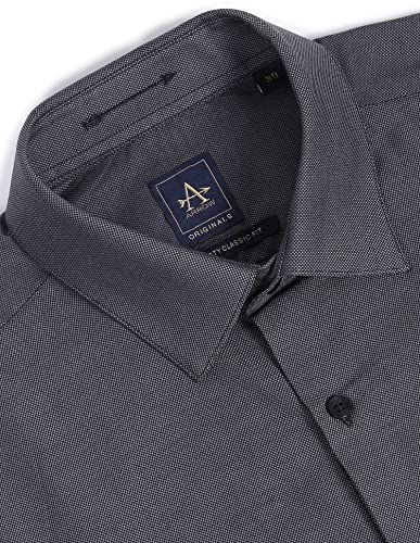 Arrow Men's Regular Fit Shirt (ARES1062A_Grey