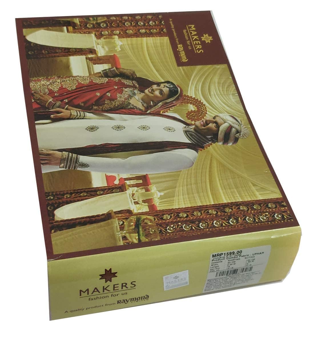 Raymond Fabrics Makers Men'S Viscose Solid Unstitched Shirt And Trouser Fabric Combo Gift Pack (Multicolour, Free Size)