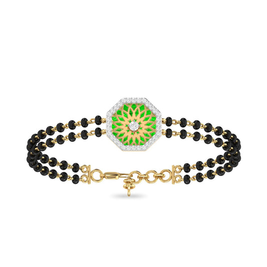 PC Jeweller 18k (750) Yellow Gold and Solitaire Bracelet for Women