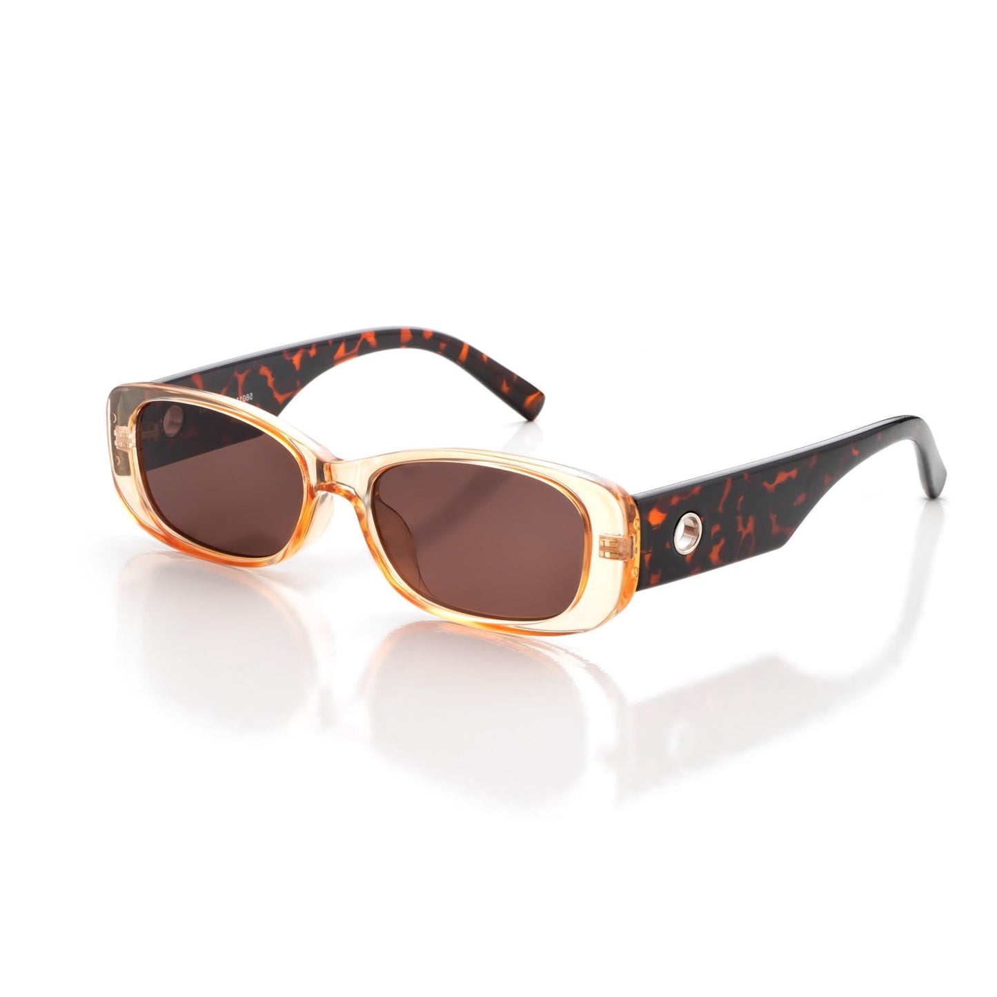Vibe lens Trendy Retro Oval Sunglasses for Men & Women | Black Polycarbonate Frame | UV400 Protection | Classic Sun Glasses | Cooling Glass | Retro Shades