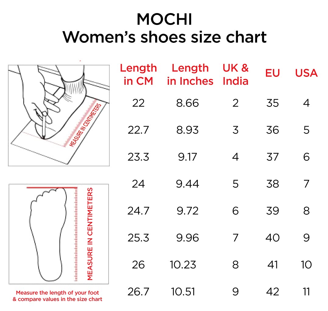 Mochi Womens Synthetic Pink Mojaris (Size (6 UK (39 EU))