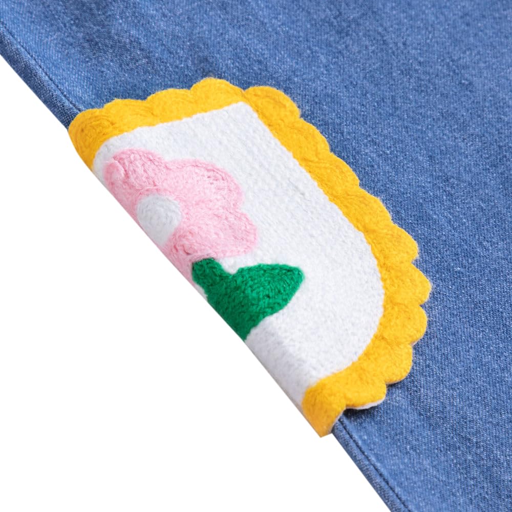 Hopscotch Girls Regular Fit Jeans in Navy Color For Ages (2-3 Years)