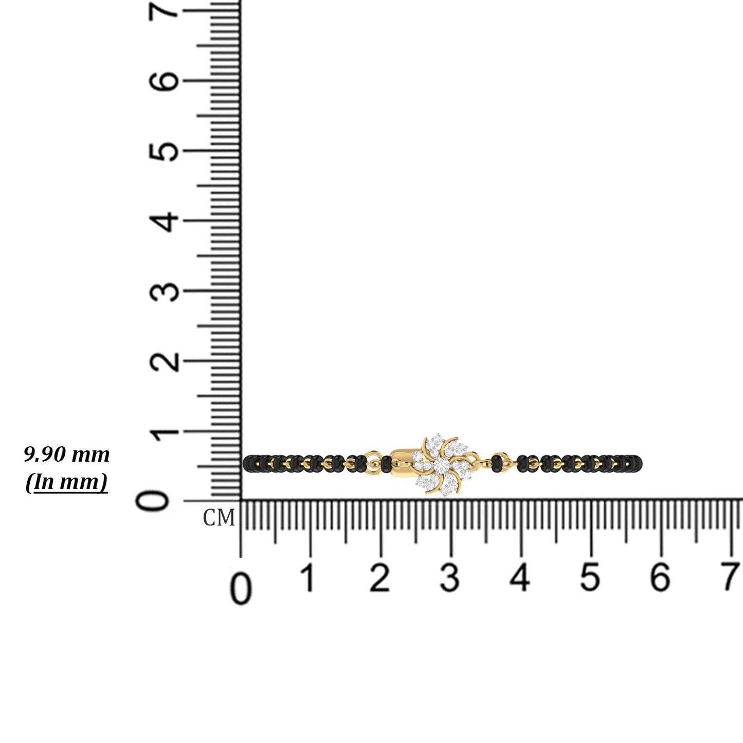 PC Jeweller 18k (750) Yellow Gold and Diamond Bracelet for Women