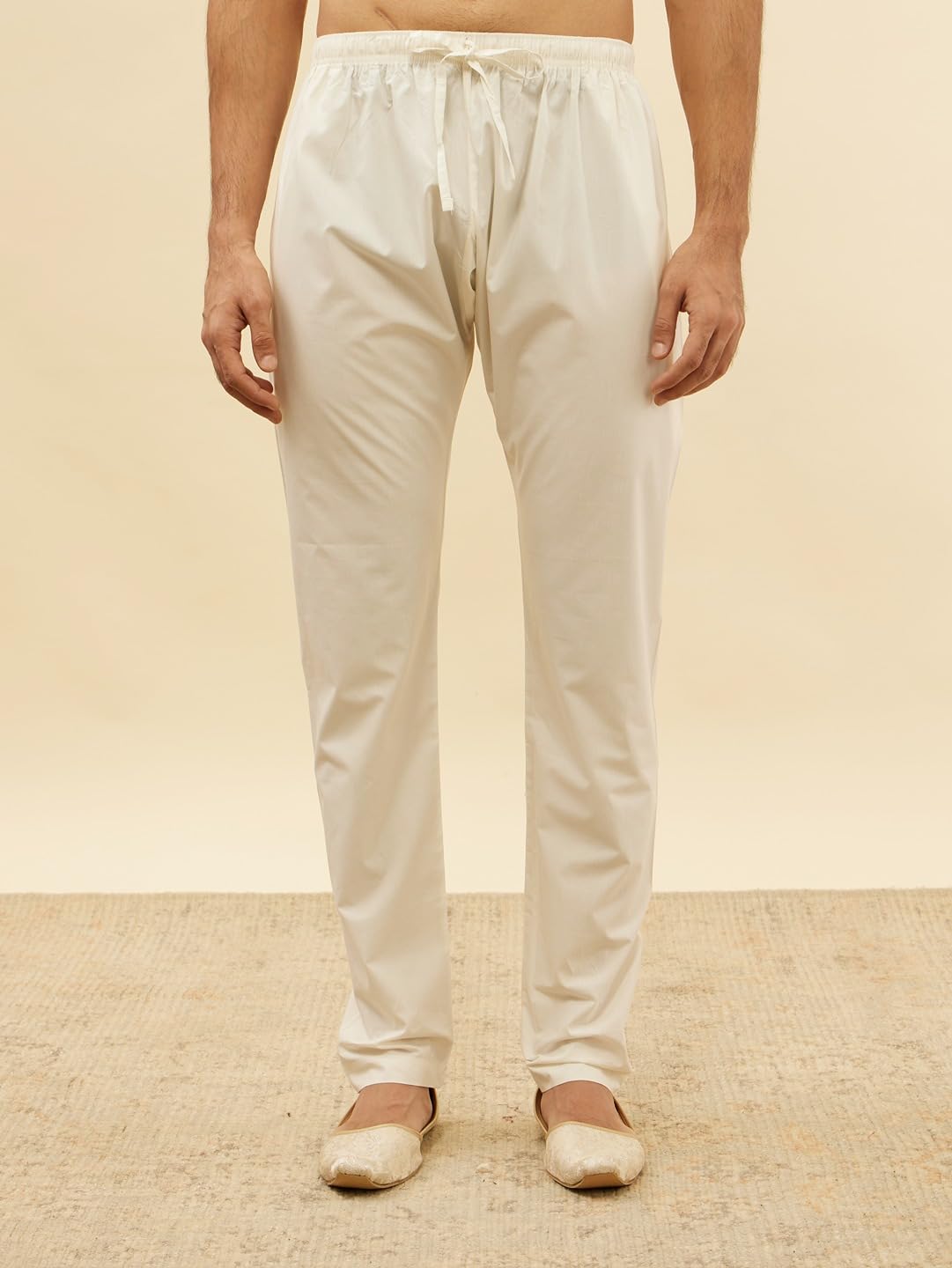 Manyavar Men's Printed Kurta Pajama Set (2pcs)