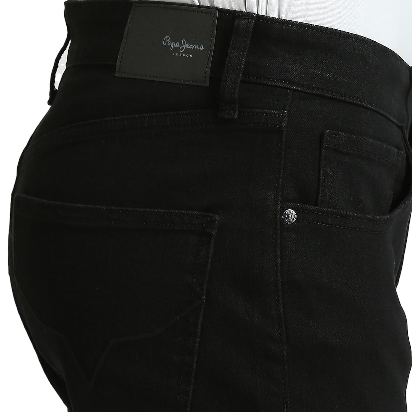 Pepe Jeans Men's Regular Jeans (PM207712S913_Jet Black