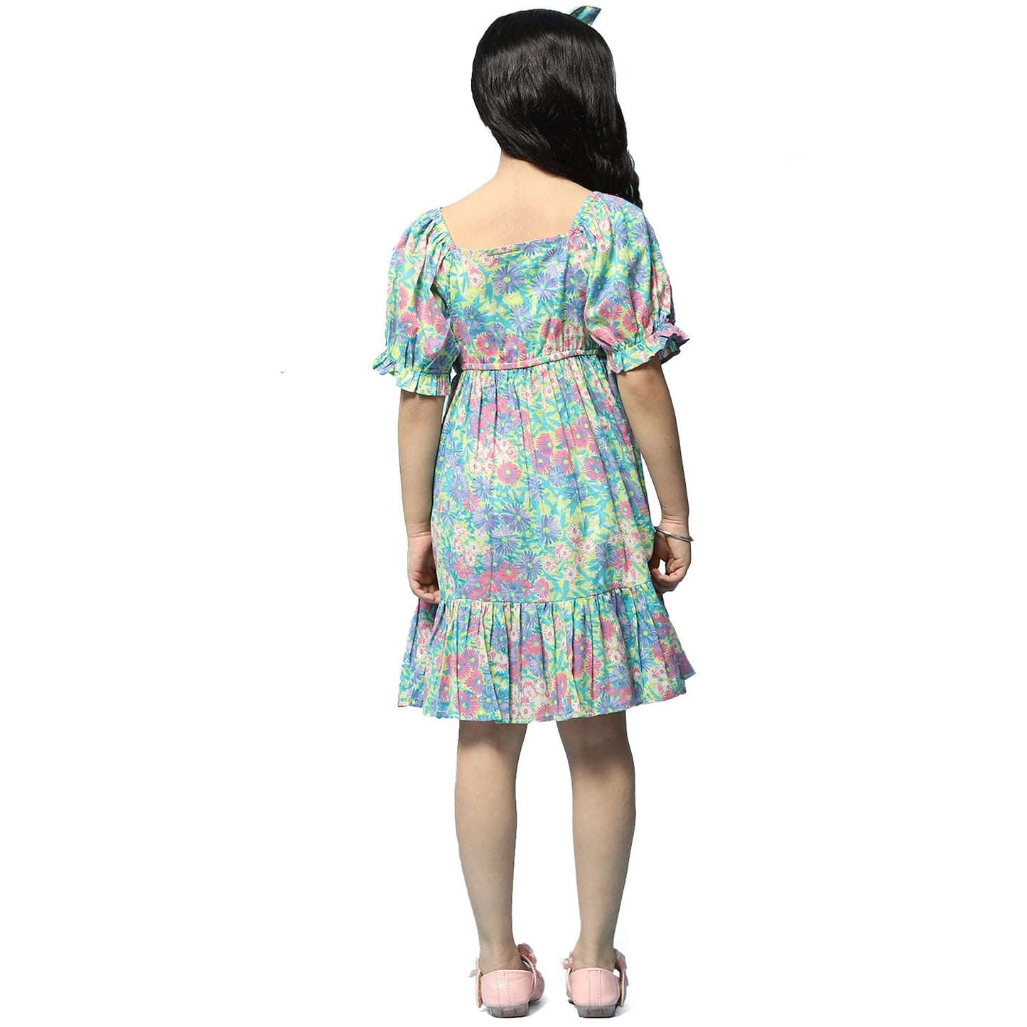 BIBA Girl Printed Kid(KW5183_Multi_5) Multicolour