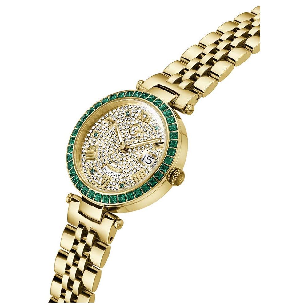 GC Analog White Dial Women's Watch-Z01013L1MF