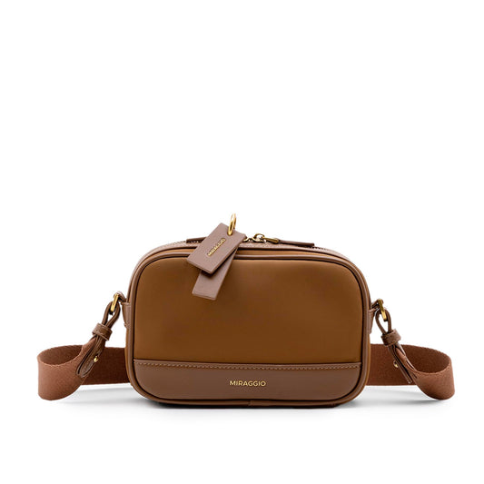 Miraggio Casey Crossbody Bag (Brown)