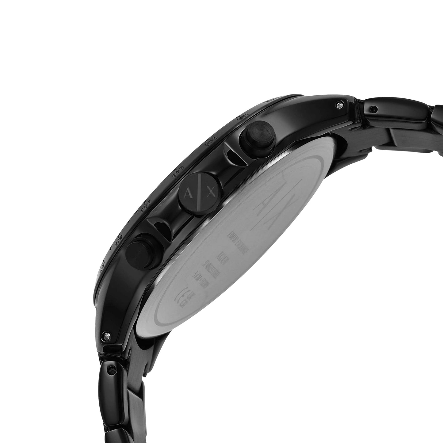 Armani Exchange Analog Black Dial Men's Watch-AX2429 Stainless Steel, Black Strap