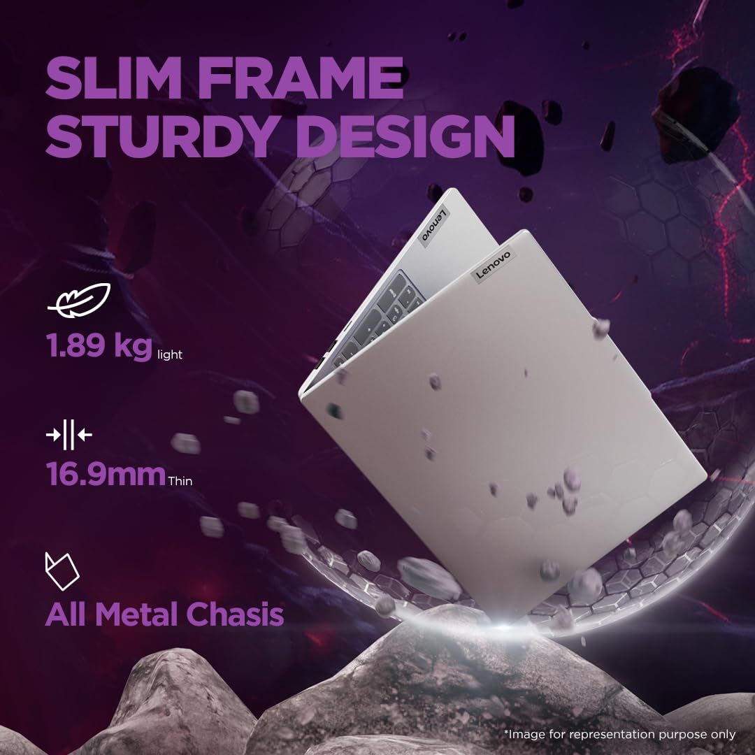 Lenovo IdeaPad Slim 5 Intel Core Ultra 5 125H Built-in AI 14" (35.5cm) WUXGA-OLED 400Nits Thin & Light Laptop (16GB/1TB SSD/Win 11/MSO 21/FHD+IR Cam/1Yr ADP Free/Grey/1.4Kg), 83DA008VIN