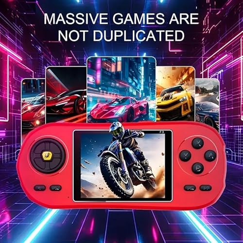 New World F3 Handheld Video Game Set for Kids,Retro Video Games Console, Classic Retro Game Box with TV Game Support (Random Colour)
