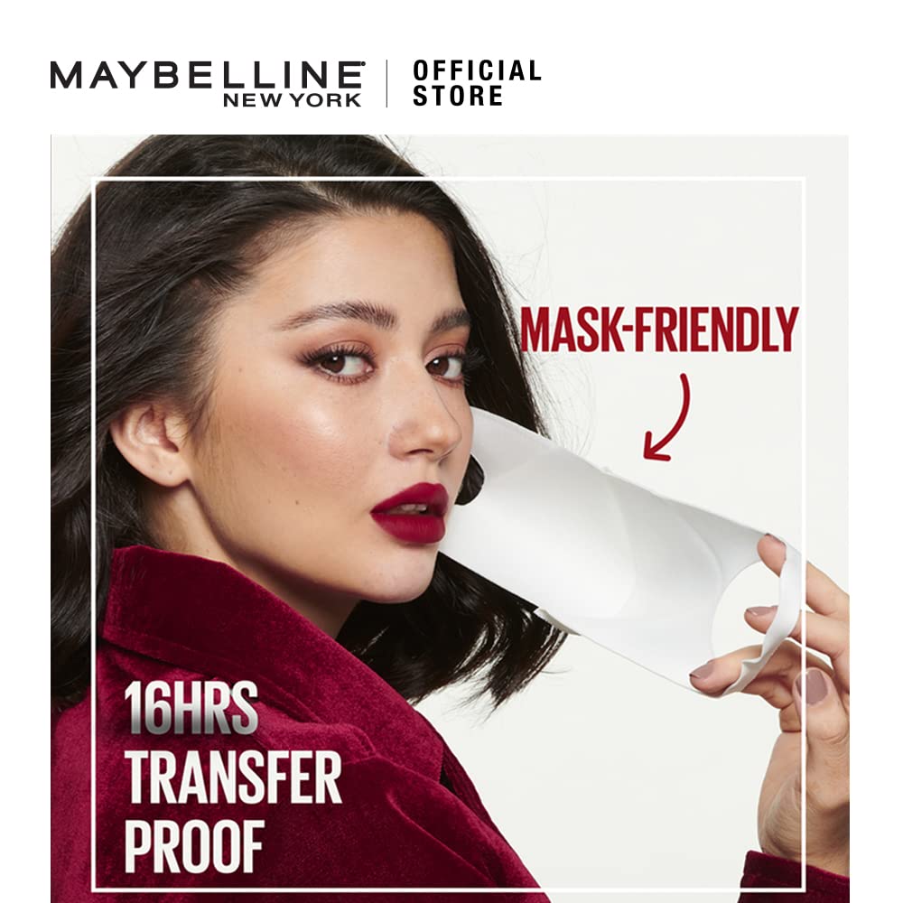 Maybelline New York Superstay Matte Ink Liquid Lipstick - 16H Longwear Matte | Validator, 5ml