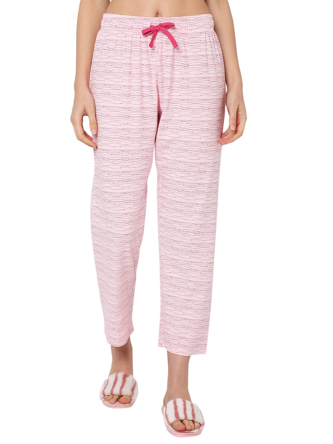 VERO MODA Intimates Regular Fit Sleepwear Set (254665901_Parfait Pink_M)
