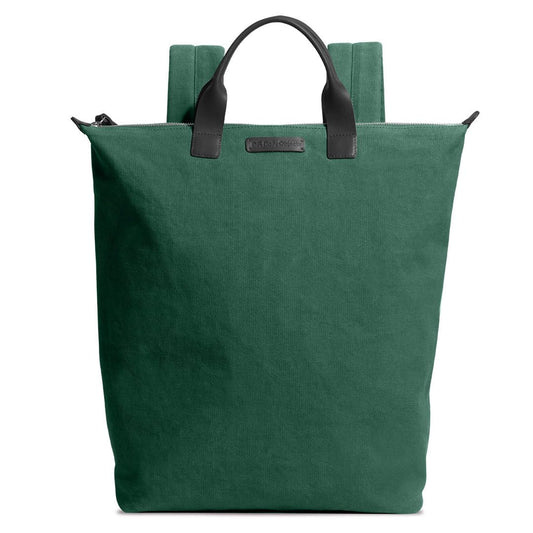 DailyObjects Stylish Cotton Canvas Pilot Backpack | Sturdy Leather Handles | Spacious Shoulder Travel/Office/College Bag For Boys, Girls | Lightweight | Multiple Pockets | Fits Laptops Up to 15"