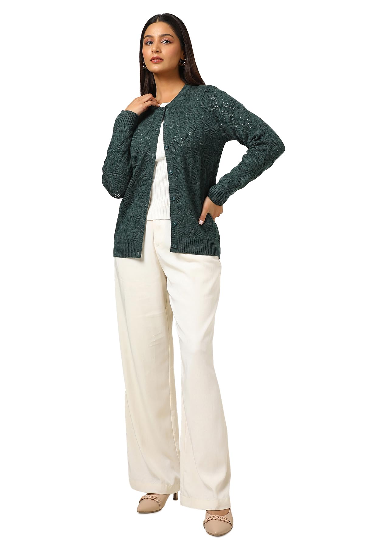 Soch Women's Acrylic Cardigan