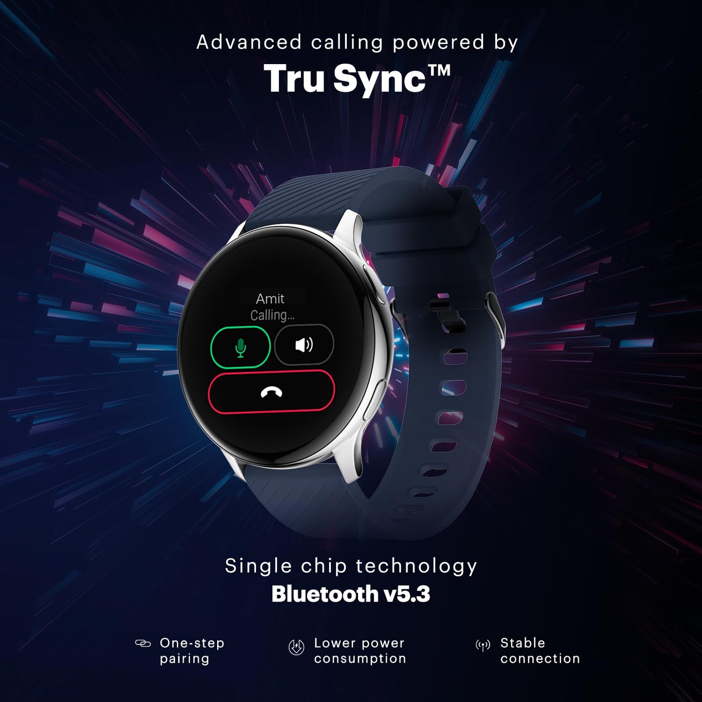 Noise Vortex Plus 1.46” AMOLED Display, AoD BT Calling, Sleek Metal Finish, 7 Days Battery Life, All New OS and with 100+ Watch Faces & Health Suite (Metal Black)