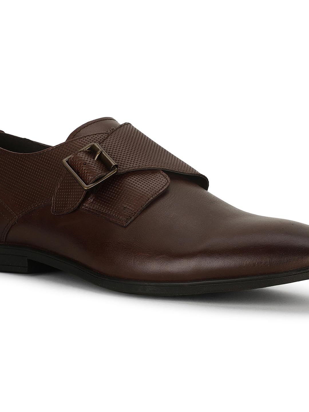 Hush Puppies Mens Ralph Monk E 23 Dark Brown Formal Shoes - 11 UK (8544020)