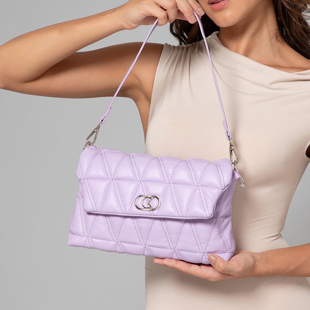 CUCKOOS LONDON Purse for Women Branded, Stylish Handbags for Women Trendy | Handbag for Woman Stylish Latest, Sling Bag for Woman | Branded Handbags for Ladies Latest - ELIZA, Purple