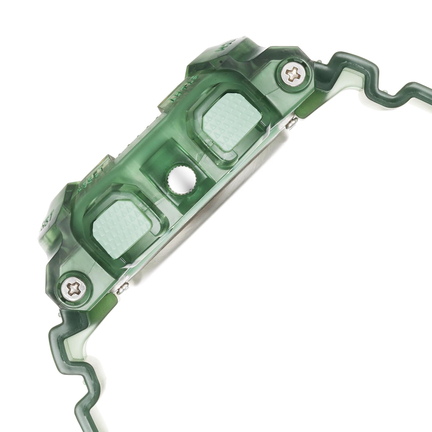 Fastrack StreetStyle Ana Digi Analog Digital Digital Dial Translucent Green PU Strap Watch for Guys