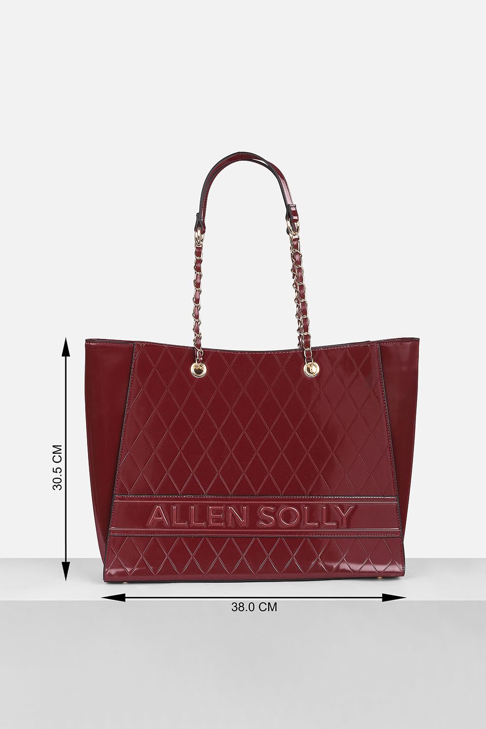 Women Maroon Formal Handbag